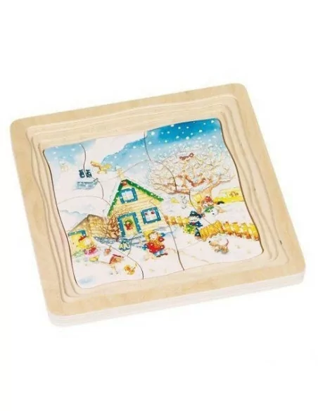 Goki Vícevrstvé puzzle - Roční období
