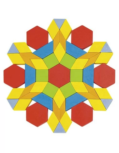 Goki Skládací puzzle - geometrické tvary
