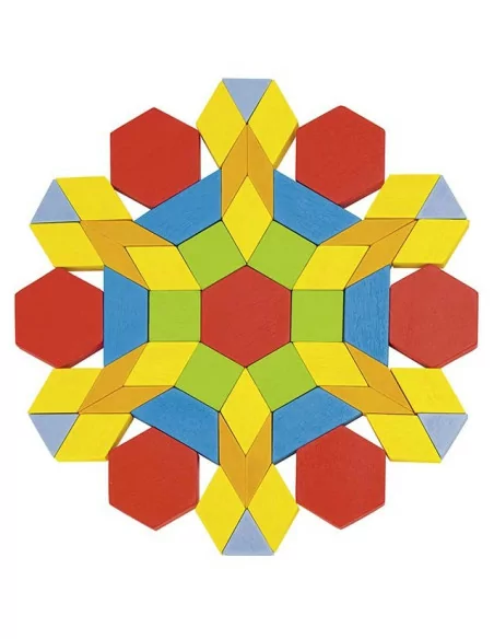 Goki Skládací puzzle - geometrické tvary
