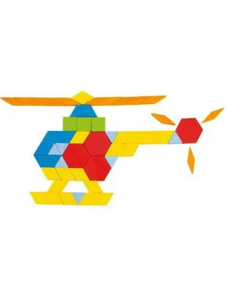 Goki Skládací puzzle - geometrické tvary
