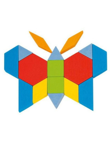 Goki Skládací puzzle - geometrické tvary