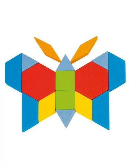 Goki Skládací puzzle - geometrické tvary