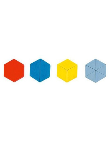 Goki Skládací puzzle - geometrické tvary