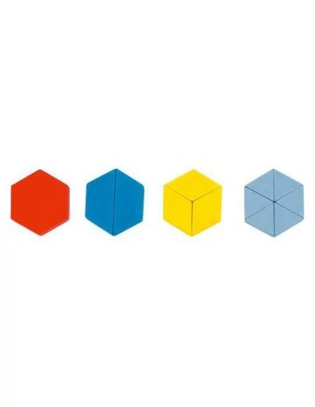 Goki Skládací puzzle - geometrické tvary