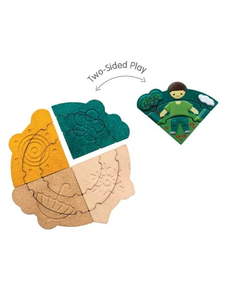 PlanToys Puzzle - Oblékání podle počasí