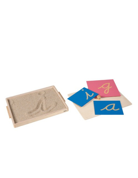 Boy Sandpaper Letter Tracing