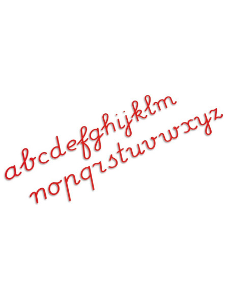 Nienhuis - Střední pohyblivá abeceda (psací písmo)