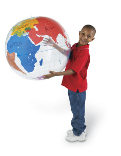 Learning Resources Velký nafukovací globus (popisovací)