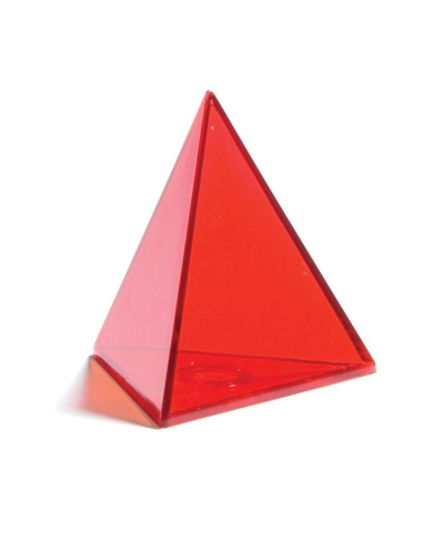 Learning Resources Průhledná barevná geometrická tělesa