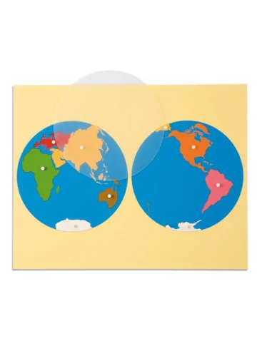 Nienhuis - Puzzle – mapa světa, Asijský pohled