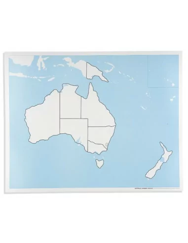 Nienhuis - Kontrolní mapa - Austrálie - bez popisku