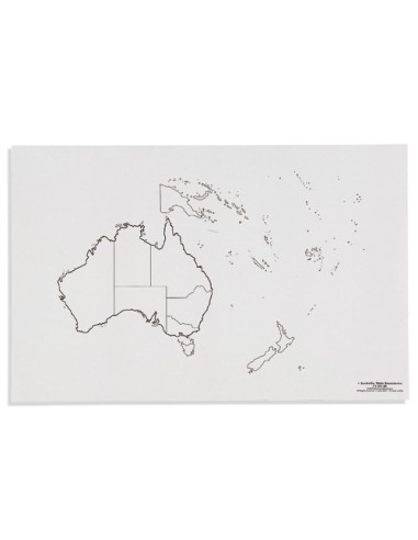 Nienhuis - Mapa Australie – politická