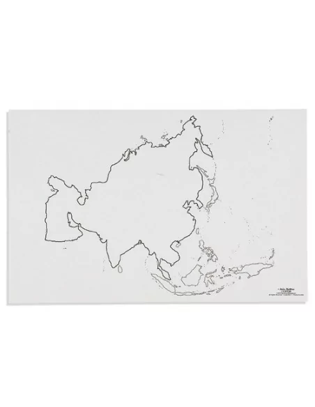 Nienhuis - Mapa Asie