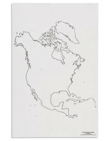 Nienhuis - Mapa Severní Ameriky