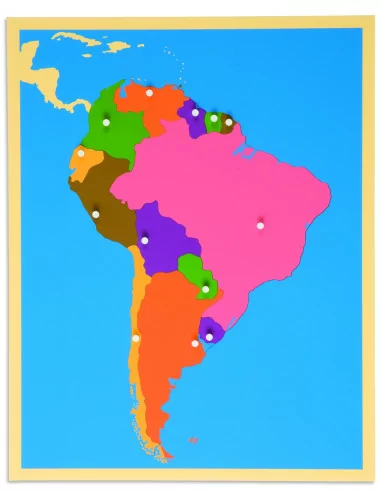 Nienhuis - Puzzle – mapa Jižní Ameriky