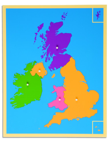 Nienhuis - Puzzle – mapa Velké Británie