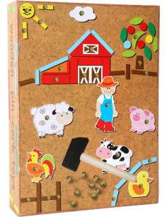 Small Foot Zatloukačka pro starší - farma
