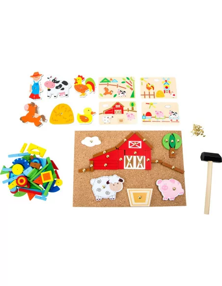 Small Foot Zatloukačka pro starší - farma