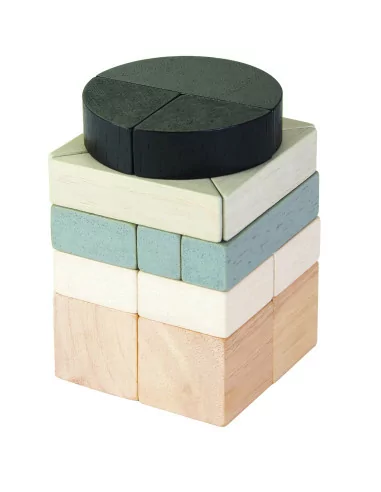 PlanToys Zlomkové kostky