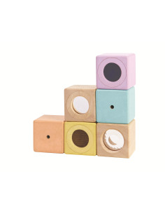 PlanToys Smyslové kostky...