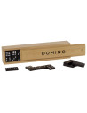 Domino značky Goki v dřevěné krabičce, vhodné pro děti od 4 let.