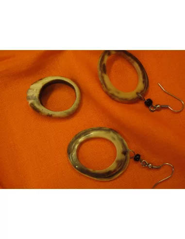 Centrum Dialog Sada - náušnice, prsten a obrázek lev