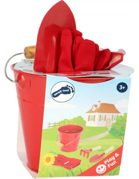 Small Foot Zahradní nářadí s kyblíkem