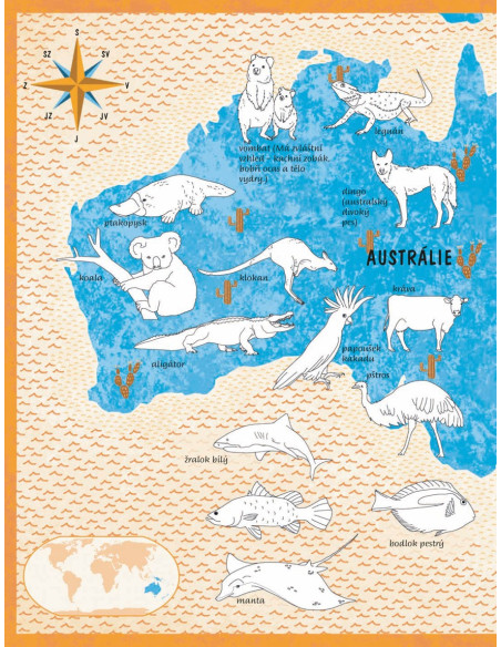 Vybarvovací atlas zvířat