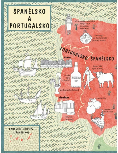 Vybarvovací atlas světa