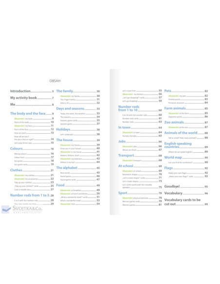 Můj velký sešit Montessori - angličtina - 3 až 6 let