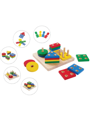 PlanToys Deska s geometrickými tvary