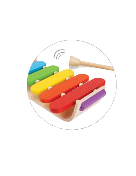 PlanToys Oválný xylofon