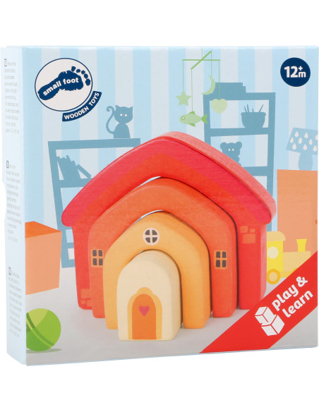 Small Foot Dřevěné kostky - dům