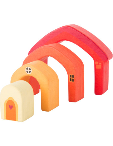Small Foot Dřevěné kostky - dům