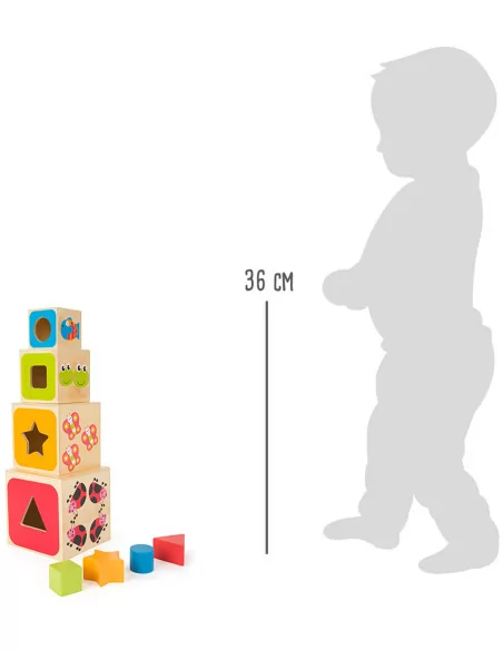 Small Foot Stohovací kostky 3 v 1