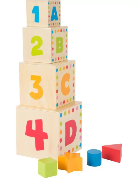 Small Foot Stohovací kostky 3 v 1