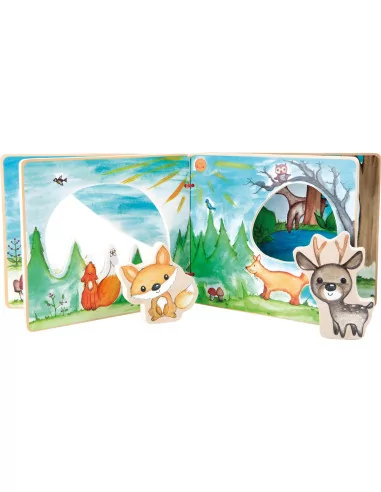 Small Foot Interaktivní kniha - Lesní krajina