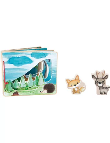 Small Foot Interaktivní kniha - Lesní krajina