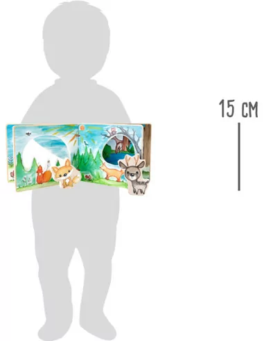 Small Foot Interaktivní kniha - Lesní krajina