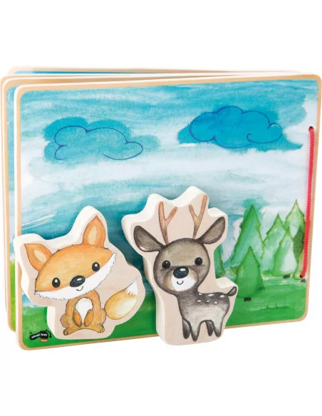 Small Foot Interaktivní kniha - Lesní krajina