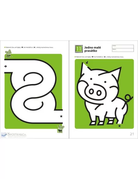 Můj pracovní sešit Snadná bludiště