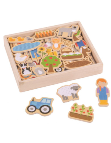Bigjigs Toys Magnetky farma