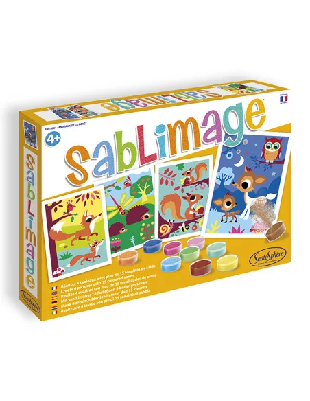 Sentosphere Sablimage: Pískové obrázky - Lesní zvířata