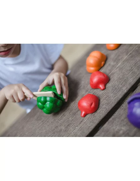 PlanToys Sada zeleniny - 5 barev