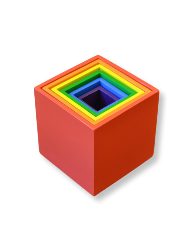 Moyo Montessori Stohovací barevné boxy