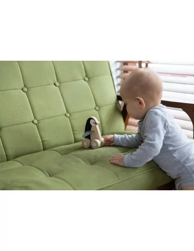 PlanToys Tučňák na kolečkách