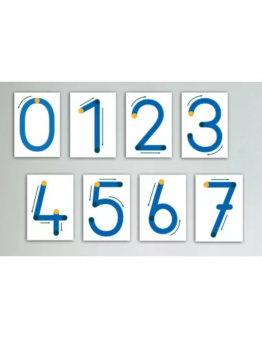 Poketo Vzdělávací kartičky "Číslice"