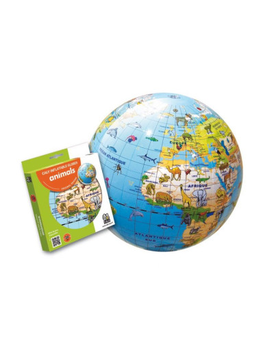 Nafukovací globus 30 cm - Zvířata