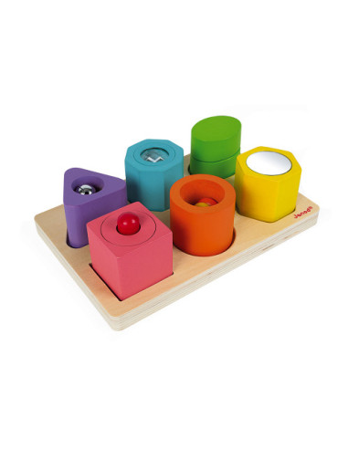 Janod Vkládačka tvary a zvuky