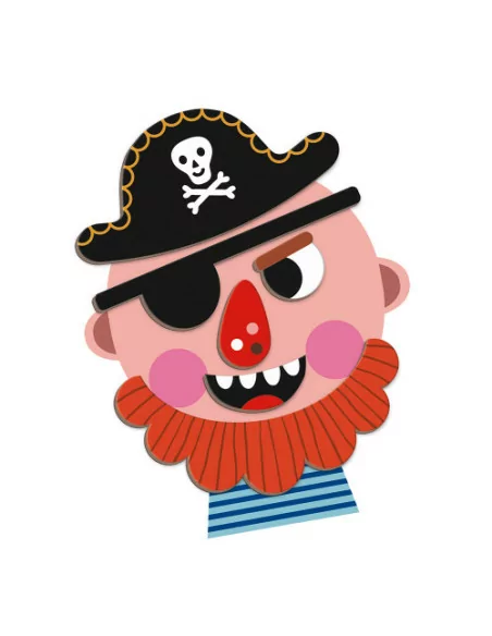 Janod Magnetická kniha - Legrační obličeje